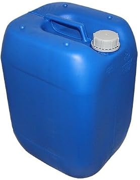30L / 7.93 Gallon Jerrican Blue | Tamper Evident Screw Cap | UN Rated 3H1 / Y | BPA Free | Perfect Container to Ship Chemicals & Liquids | Easy Stacking HDPE Containers