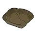 Bothyi Reptile Water Bowl,Turtle Pool,with Ramp,Aquarium Ornament Turtle Water Bowl Feeding Dish for Terrapin Tortoises Pet Supplies, Coffee
