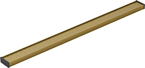 KOHLER TILE-IN GRATE, 36"X 2.5", Modern Brushed Brass by Kohler - Used condition - US$243.99