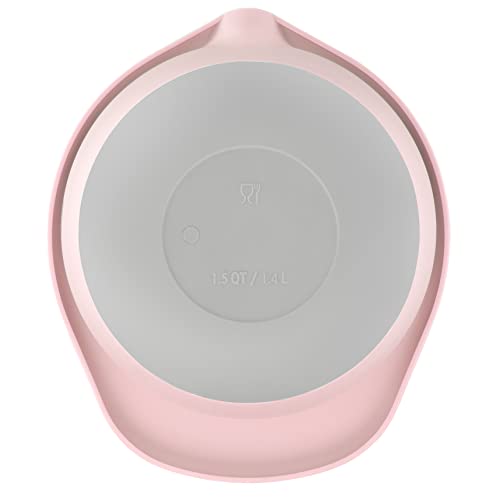 Foto von Emsa Prep&Bake Rührschüssel aus Kunststoff, 1,4 Liter, Rutschfester Boden, Ausgießrand, Stapelbar, Rosa, K3241434