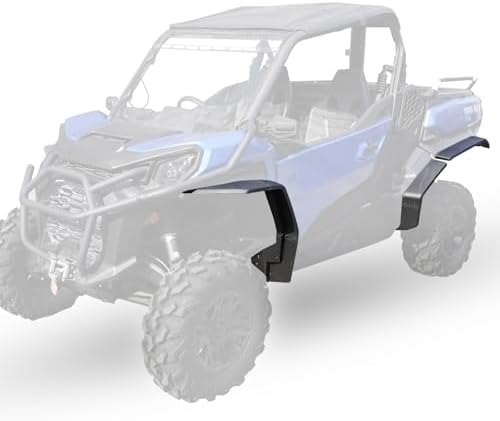KIWI MASTER Fender Flares For 2024-2025 Polaris RZR XP/4 1000 – Full Coverage Widened Black Flares, OEM Replacement - View #5