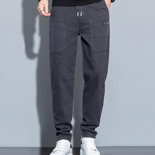 Men's Slim Fit Cargo Pants Breathable Stretch Drawstring Waist Active Sweatpants Hiking Trousers with Pockets, M-3XL2