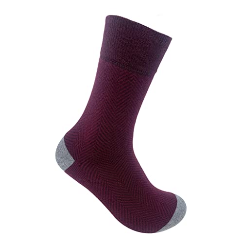 Image of Mint & Oak Long Socks For Men, Soft Cotton Calf Length Socks, Colorful Sock Gift For Men, Full Length & Odour Free, Funky Socks - Gift Box of 3