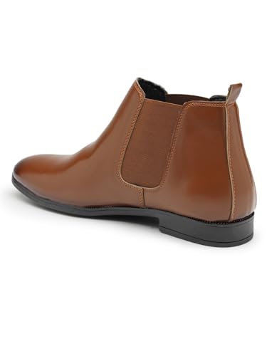 Image of Men's Slip On Fashion Chelsea Boots | High Tops, Soft Cushioned Insole, Comfortable Fit, Trendy, Stylish Boots