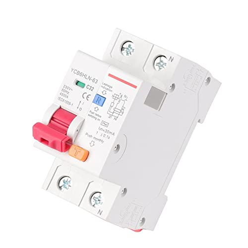 Disjoncteur différentiel 30mA RCBO contre les risques d'électrisation 20A - 5