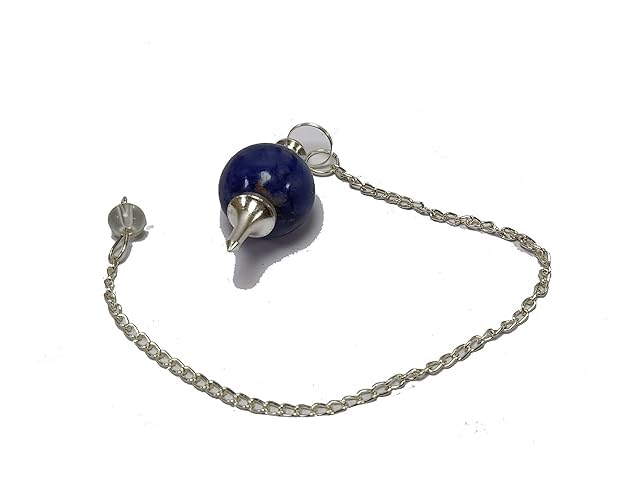 Sodalite Crystal Stone Ball Pendulum Dowsing Stone for Reiki Healing Clear Quartz Ball Pendulum with Chain Clear Quartz Ball Chain Dowser Pendulum for Crystal Healing 1 Ps (B0CR7NV55C) Amazon Price History, Amazon Price Tracker