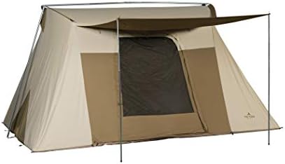 TETON Sports Mesa 14 Canvas Tent; 8 Person Family Camping Tent, Room with a View