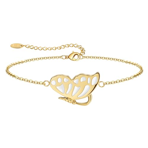 🌺 REGALO PERFETTO PER LEI: Festeggia occasioni speciali come regali di compleanno per la mamma, regali di Natale, regali per la sorella, regali di anniversario per lei e vacanze con il dono dell'eleganza. I nostri braccialetti a catena d'oro si rivolgono alle donne di tutte le età. Che si tratti di un 18° o 21° compleanno o di un premuroso regalo di anniversario, esprimi il tuo amore e apprezzamento con un gesto davvero personalizzato.