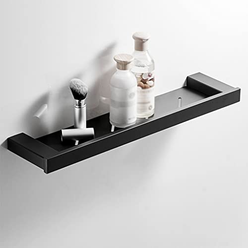Caddy de douche d'angle de 50cm noir et antirouille pour rangement mural - 2