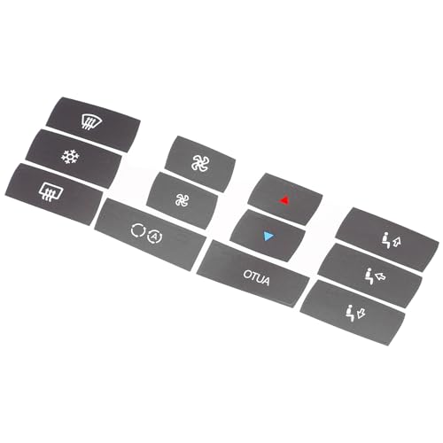 Kit de réparation d'autocollants boutons BMW X3 E83 solution touches abîmées