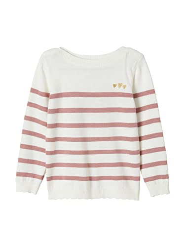 Vertbaudet Pull marinière Fille détails festonnés Rose Clair rayé 12A