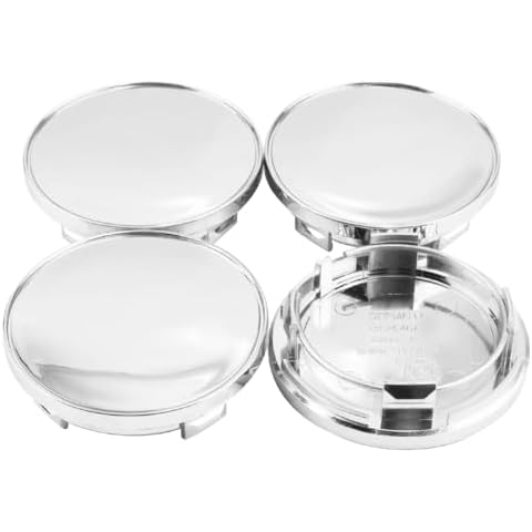 GTownWorks 70mm 2.76in Wheel Center Caps for BBS 56.24.120 Set 4pcs Chrome (Outer:2.76in Inner:2.4in) Cover