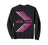 Cumpleaños 1959 Edición Limitada Mujer Sportive Stripe Sudadera