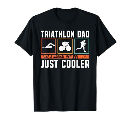 Triathlon Dad Triathlon Athlete Schwimmrad T-Shirt