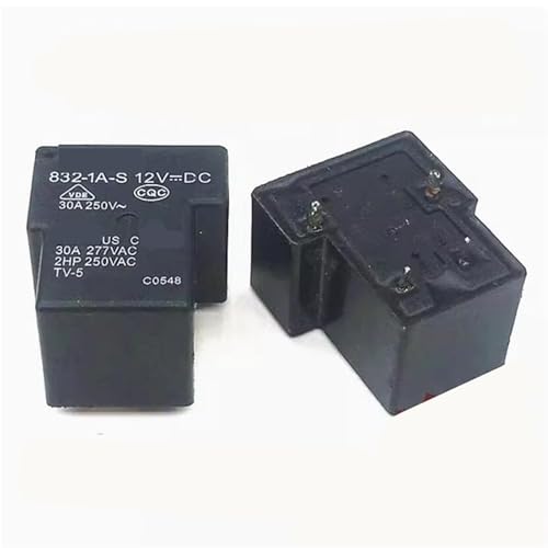Relais 832-1A-S 12V CC 4 broches pour réparation de carte électronique électroménager