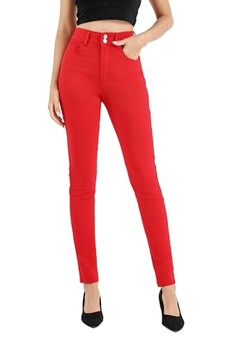 Women’s High Waisted Skinny Stretchy Denim Pants Curvy Jeggings Butt Lifting Jeans