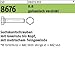 Produktbild ISO 8676 8.8 galvanisch verzinkt Sechskantschrauben mit Gewinde bis Kopf, mit metrischem Feingewinde - Abmessung: M10 x1x25 (200 Stück)