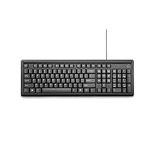 HP Keyboard 100 – Wired USB with Height Adjust & Number Pad. Compatible with Windows PC, Notebook, Laptop, Mac