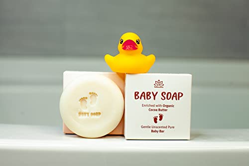 Relaxcation Unscented Baby Soap Bar - Cold Processed Handmade In Usa From Finest Organic And Natural Ingredients (1) #TOP4