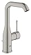 GROHE Essence, Waschtischarmatur hoch, wassersparend (Wasserhahn für das Bad, mit Zugstangen-Ablauf, 24cm hoch, langlebige Oberfläche, einfache Installation am Waschbecken), edelsthal, 32628DC1