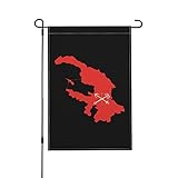 Impression recto-verso : Le motif imprimé des deux côtés est magnifique et visible des deux côtés, permettant aux hôtes et aux invités de voir le drapeau de jardin sous tous les angles.