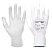 Produktbild Gartenhandschuhe / Arbeitshandschuhe aus Nylon in bunten Farben mit PU-beschichter Handinnenfläche von Portwest - A120 , weiß
