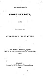 Twenty-four Short Sermons, On the Doctrine of Universal Salvation