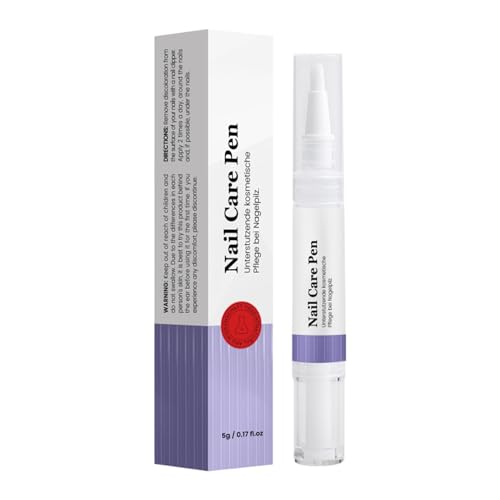 Pen de cuidado de las uñas, fortalecimiento de la uña de 5 ml, fortalecedor de uñas naturales, solución de cuidado de múltiples usos y absorbentes rápidos, ideales para hombres y mujeres