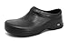Skechers for Work Women's Clara Clog,Black,8 M US