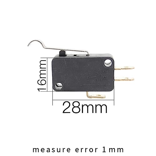 Interrupteur de fin de course momentané V-15 16A 250VAC 1NO1NC pour automatisme industriel - 8