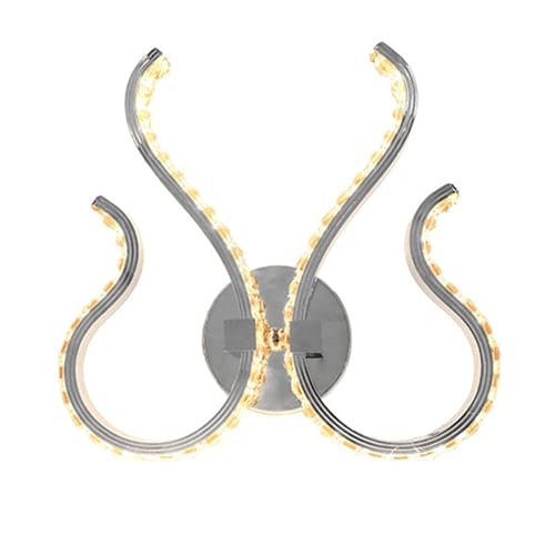 Applique Murale Cristal LED 20W Papillon pour Chambre et Salon Moderne