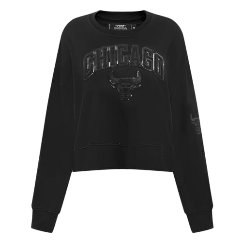 Sudadera NBA Pro Standard para mujer en color negro lavado de felpa francesa