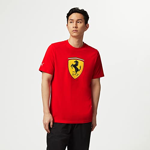 PUMA Scuderia Ferrari - Camiseta con Cierre - Rojo - Hombre - Talla: M