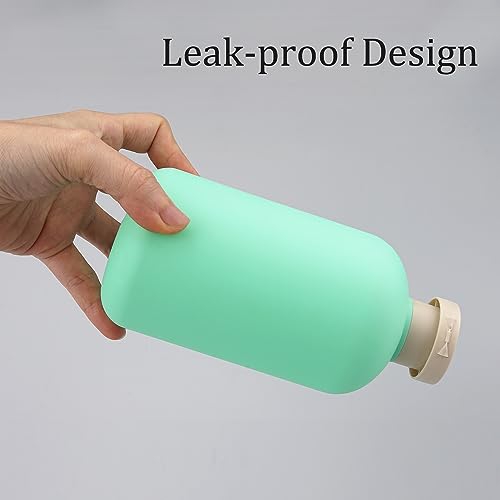 Shampoo and Conditioner Bottles 16.9oz 2 Pack Travel Bottles for Toiletries4