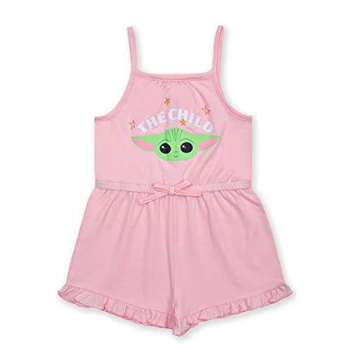 Star Wars The Mandalorian Baby Yoda Girls’ 2 Pack Romper For Toddler – Pink/Blue #TOP1