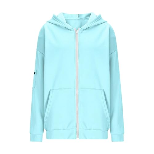 Girls Hoodies with Built in Eye Mask Fleece Lined Oversized Zip Up Sweatshrits Comfy Casual Jackets with Pockets4
