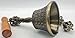 Handmade Bronze Vajra Bell Set with Carved Mantra – Tibetan-Inspired Meditation Bell & Dorje for Sound Healing, Yoga, and Christmas Spiritual Gifts