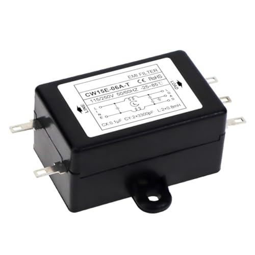 Filtre de puissance anti-interférence CW15E-06A-T pour signal AC 220V