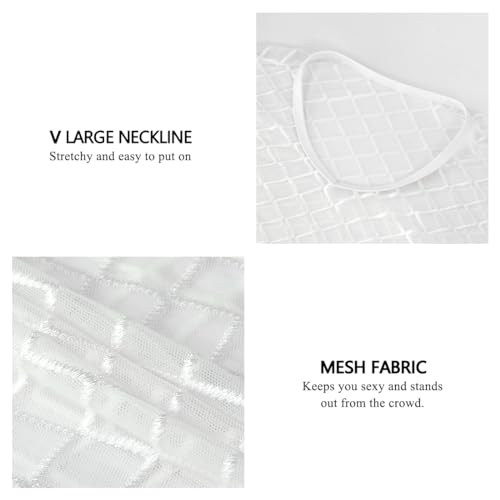 Arjen Kroos Men's Sexy See Through T Shirt Mesh Fishnet Undershirts Transparent Shirt2