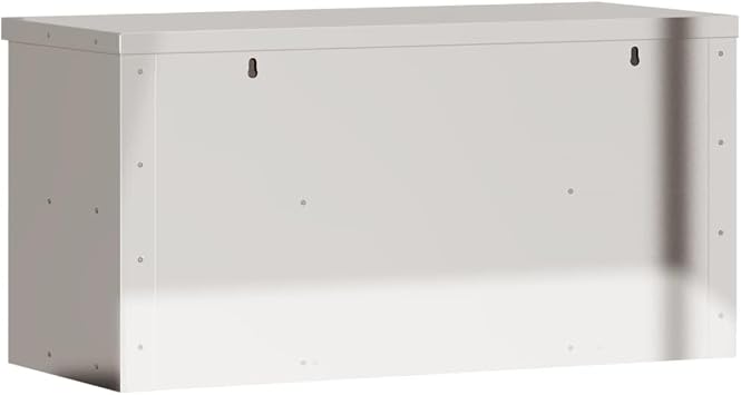 vidaXL Kitchen Wall Cabinet with Sliding Doors, Wall Mounted Storage Cupboard for Bar Restaurant, Hanging Cabinet for Food Storage, Stainless Steel