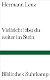 Vielleicht lebst du weiter im Stein - Hermann Lenz 