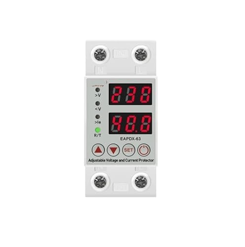 Relé protector sobrecorriente ajustable 230V con corte automático por sobretensión 40A