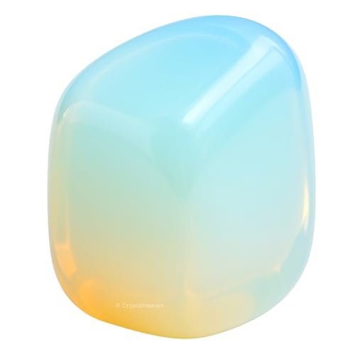 Image of Crystal Opalite Healing Tumbled Stone, Natural Polished Crystals for DIY Crafts, Manifestation, Meditation, Pooja Feng Shui and Reiki Healing (30 Grams)