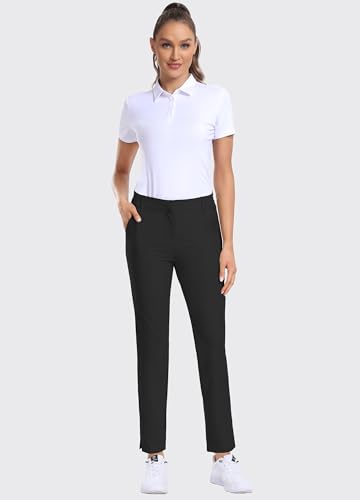Hiverlay Womens Golf Pants Stretch Work Ankle Pants with Pockets Quick Dry Straight Business Casual Hiking Pants2