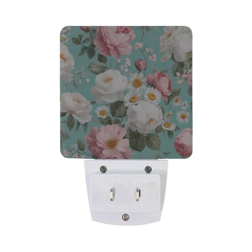 Lámpara de noche con sensor automático y luz LED blanca miniatura 6