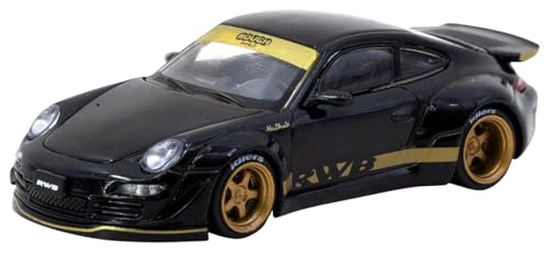 �X�s�[�h�}�X�^�[�W���p�� (Speedmaster Japan) TARMACWORKS 1/64 RWB 997 Black �����i T64-TL057-BK