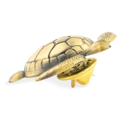 Image of Beach & Ocean Lapel Pins - Gold & Silver Sea Life, Nautical & Tropical Designs