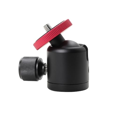 wefenad - Mini accesorio de fotografía giratorio de aleación de aluminio con agujero de tornillo de 3/8 pulgadas, tornillo adaptador de 1/4 pulgadas para cámara, videocámara, luz de fotografía - imagen 9