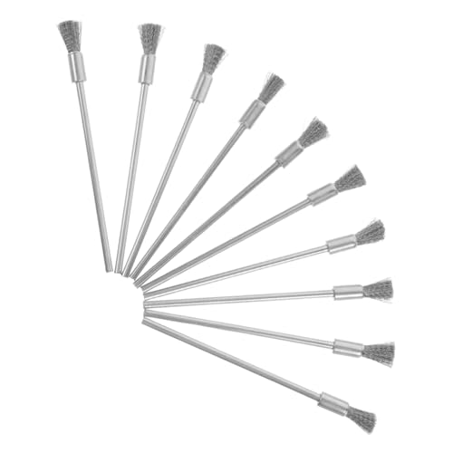 STOBAZA Professional Grade Wire Brush Extended Handle Pcs Steel Brush for Welding Car and Equipment Cleaning