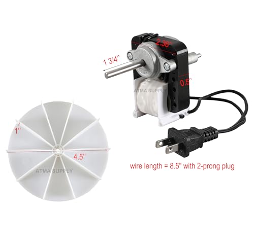 image for ATMA SUPPLY Universal Bathroom Vent Fan Motor Replacement Electric Mot